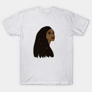 Rasta Woman African Afro Melanin Jamaican T-Shirt